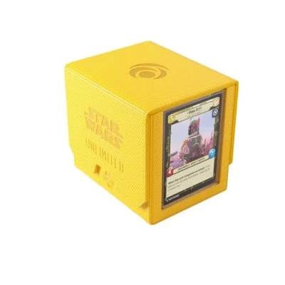 Imagen de Gamegenic Star Wars Unlimited Deck Pod ¡Lleva tu Experiencia de Juego a un Nuevo Nivel! Caja para Mazos Premium Caben 60 Cartas con Doble Funda Amarillo