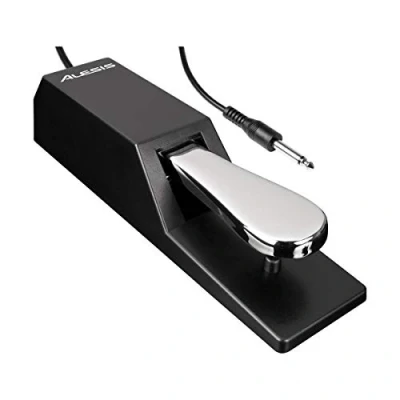 Imagen de Alesis ASP 2 Pedal Universal de Sostenido con Acción Estilo Piano para Teclados MIDI, Pianos Digitales y Mucho Más