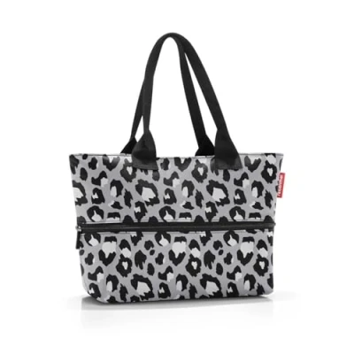 Imagen de reisenthel shopper e1 Bolsa grande Espacio para la compra pequeña y grande, Leo Nero, talla única