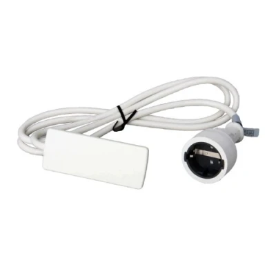 Imagen de Schulte 151000155300 Evoline Plug Enchufe con toma de tierra, color blanco