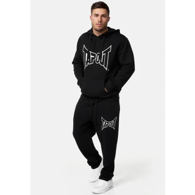 Imagen de Tapout Normale Passform Lifestyle Basic Camiseta estampada, Hombre, Talla: Medium, Black white