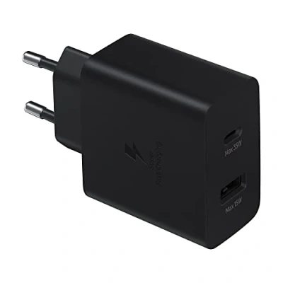 Imagen de Samsung Dual USB C Cargador Rápido 35W Negro