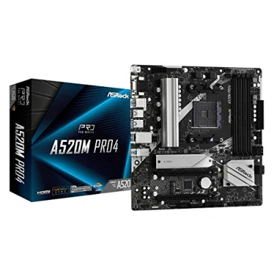 Imagen de ASROCK A520M PRO4 AMD AM4 MATX Retail