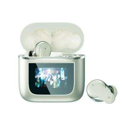 Imagen de Auriculares Bluetooth Klack Yx27 Pantalla Digital Led Gris
