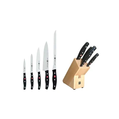 Imagen de Zwilling TWIN POLLUX Bloque para 5 cuchillos con hoja endurecida al frío Friodur, acero inoxidable
