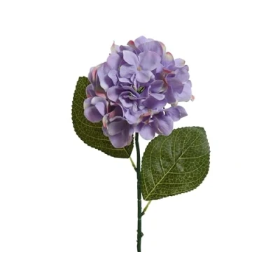 Imagen de flores artificiales de hortensia con tallo, 66 cm, decorativas y seda, para decoración mesa, boda, artificiales, lila