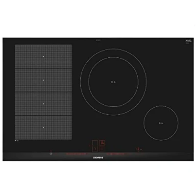 Imagen de Placa inducción Siemens EX875LEC1E, 4 zonas, 28 cm, Negro
