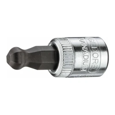 Imagen de Gedore IN 20 K 4 Vaso destornillador 1/4&quot;, punta de bola, mm