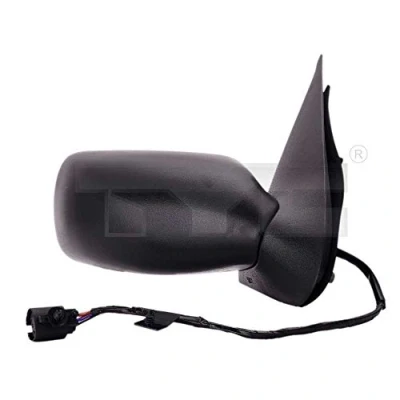 Imagen de espejo retrovisor Tyc 310 0016 izquierda negro convexo, calefactable, para ajuste elect. FORD: FIESTA 4