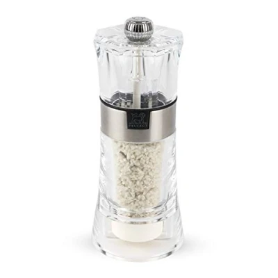 Imagen de Peugeot Saveurs d&#039;Epices Molinillo de Sal, Acrílico, Transparent/INOX, 5,8 x 14 cm