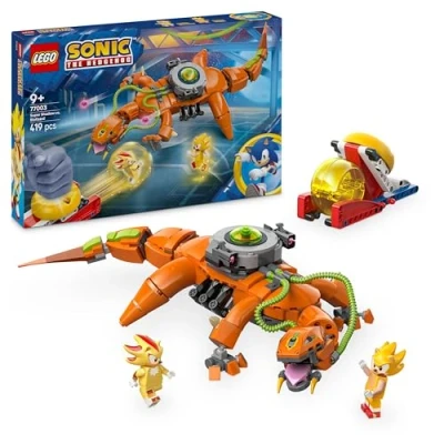 Imagen de LEGO Sonic The Hedgehog Super Shadow vs. Biolizard, Minifiguras de Personajes del Videojuego Inc. Sonic, Esfera Velocidad, Chaos Emerald, Regalo Gamer para Niños y Niñas 9 Años o Más77003