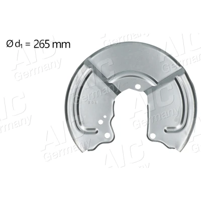Imagen de AIC 71338 Chapa Protectora de Disco Freno Eje trasero izquierda