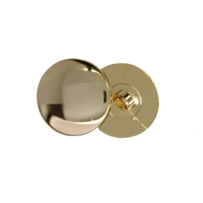 Imagen de BOTIBOTON 25 Botones Dorados y Plateados Planos Brillantes 5 medidas Accesorio de Costura para abrigos americanas Fabricado Enviado desde España (Dorado, 20 mm)