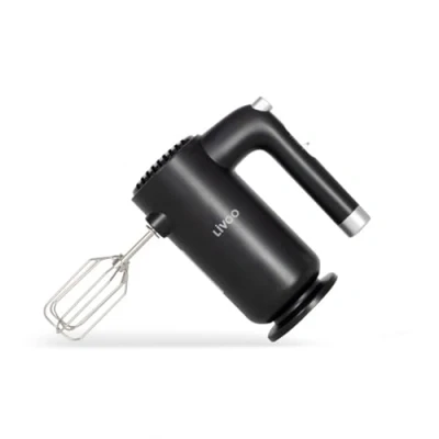 Imagen de Livoo DOP243N Batidora eléctrica 250W, 5 velocidades, Accesorios incluidos, Plástico, Negro