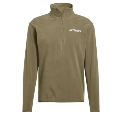 Imagen de adidas Hombre Terrex Multi Essentials Half Zip Fleece Jacket, Olive strata, XL