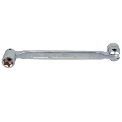 Imagen de KS TOOLS 517.0335 Llave articulada doble 270 E22xE24 Perfil en E, Torx exterior móvil (articulación)