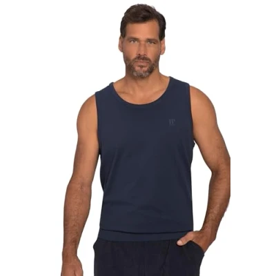 Imagen de JP 1880 Camiseta sin Mangas, Ajuste por Debajo del Abdomen, Corte Especial, hasta la Talla 8XL Negro Azul 7XL 719783139