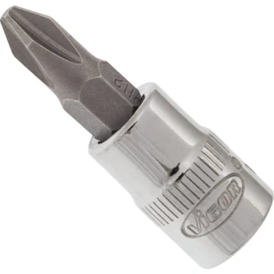 Imagen de VIGOR V2437N Piezas insertables de llave cubo PH2