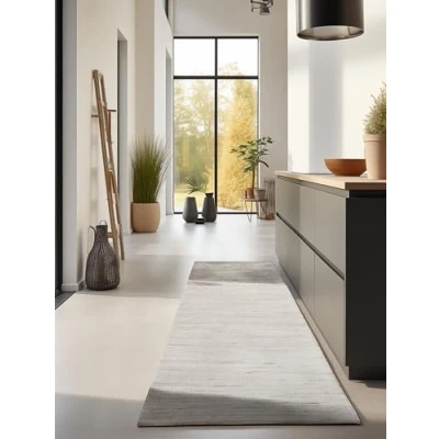 Imagen de Hanse Home Alfombra de Yute Natural para salón, Tejida a Mano y respetuosa con el Medio Ambiente, Estilo Bohemio, Fibra Natural, Dormitorio, Comedor, Pasillo, Cocina, Color Gris