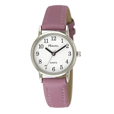 Imagen de Ravel Reloj de Mujer para Diario Colores Pastel (Caja 36 mm) Cuarzo Analógico R0137.07.1 Morado