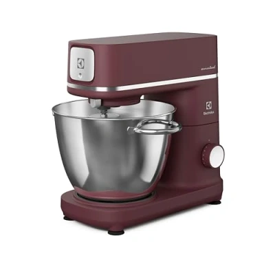 Imagen de Electrolux Asistente de cocina, E6KM1 4DRT, Utensilios cocina con tazones 6 y 4 litros, batidor 1200 W, acero inoxidable, rojo