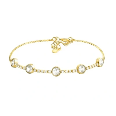 Imagen de Sofia Milani Pulsera para Mujeres en Plata de Ley 925 Chapada Oro y con Circonita Colgante Cubic Zirconia B0368