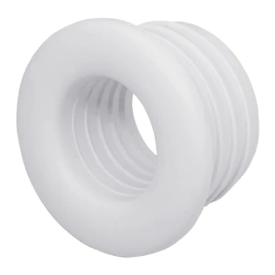Imagen de SKIR&#039;CO (2 piezas) de manguito goma blanco 40 x 25 mm para tubo drenaje, conector tubo, adaptador reductor