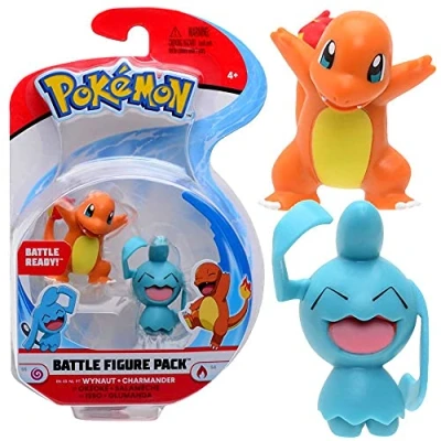Imagen de Pokemon Selección Battle Figures Figura de Acción Juego Figuras, Figuras del Juego:Wynaut &amp; Charmander