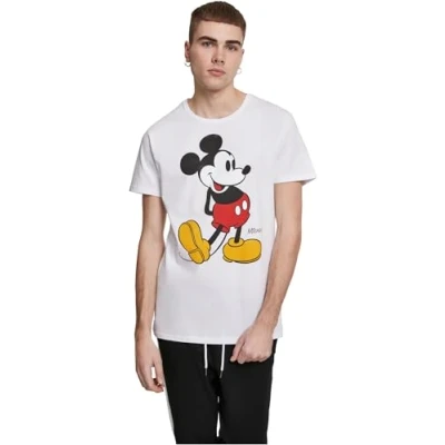 Imagen de Mister Tee Mickey Mouse Camiseta estampada, Hombre, Talla: 3XL, White