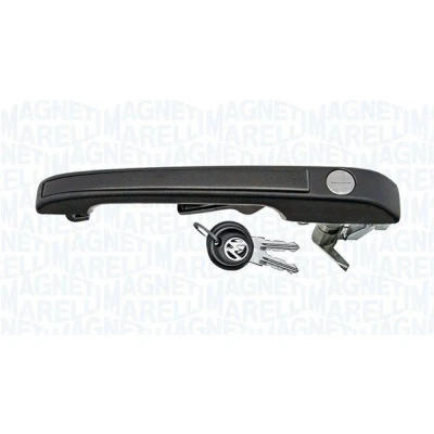 Imagen de MAGNETI MARELLI 350105024800 Manecilla de Puerta Delante, izquierda con cilindro cierre negro sin recubrimiento VOLKSWAGEN: GOLF 2, Polo II Coupé