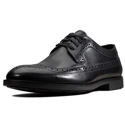 Imagen de Clarks Ronnie Limit, Brogues Hombre, Piel Negra, 40 EU
