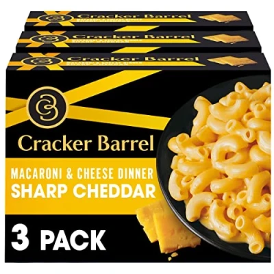 Imagen de Cracker Barrel Macaroni and Cheese, Sharp Cheddar (PACK OF 3)