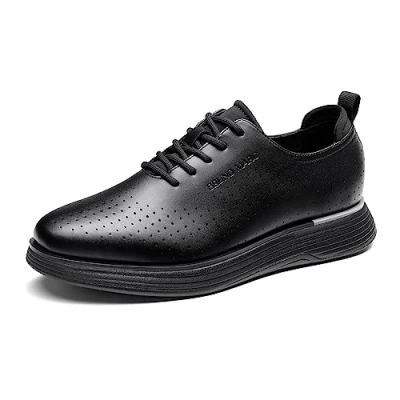 Imagen de Bruno Marc Zapatos de Vestir Moda para Hombre Cordones Comodos Oxfords Casual,Size 46,Negro,SBOX2318M
