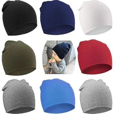 Imagen de DRESHOW 8 PCS Bebé Beanie Sombrero Recién Nacidos Niño Pequeño para Bebés Niños Gorros