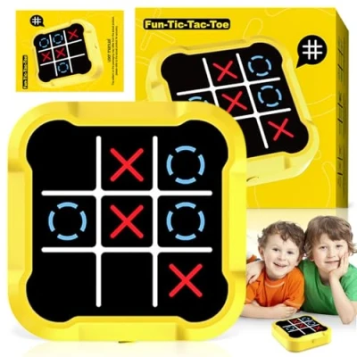 Imagen de Juego de Tic TAC Toe, Electrónico Toe Bolt, 3 en Raya Electronico, Juegos Viaje Portátiles 1, para Niños Educación y Crecimiento la Memoria Todas Las Edades