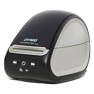 Imagen de DYMO LabelWriter 550 Turbo Impresora de etiquetas,Rotuladora con impresión térmica directa alta velocidad,Reconocimiento automático etiquetas, Conectividad USB/LAN,Enchufe 2 clavijas (Europa)
