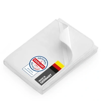 Imagen de Protector Colchon 180x200 cm de Franela Cubre 100% Algodón Elásticos en Las Esquinas Fabricado Alemania