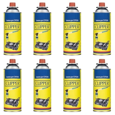 Imagen de Clipper Cartuchos de 400ml Gas Universal para Dispositivos Fuego Válvula GLP250 Camping Gas, Estufas, Sopletes y Cocinas (8)