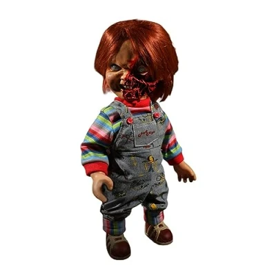 Imagen de Mezco Child&#039;S Play 3: Chucky Talking Doll Pizza Face Version Standard