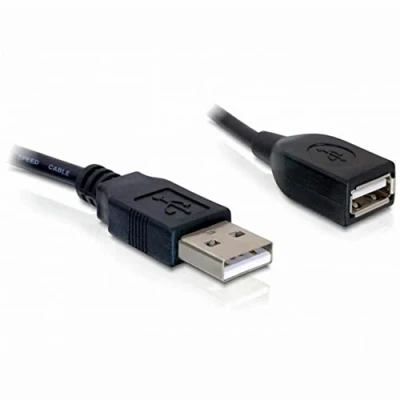 Imagen de DeLOCK Kabel USB 2.0 Verlaengerung, A/A 15cm S/B Cable 0,15 m Negro