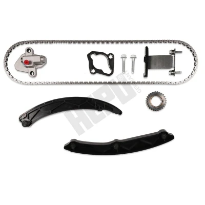 Imagen de HEPU 21 0527 Juego de cadena distribución con rueda dentada cigüeñal tornillos dentada, cerrada OPEL: Astra K Hatchback