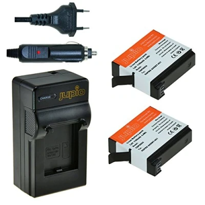 Imagen de Jupio Ion Litio Cgp0015 Para Gopro 2x Ahdbt 401 + Charger 1160 Mah