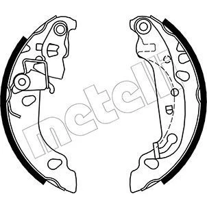 Imagen de Kit de zapatas METELLI 53 0137