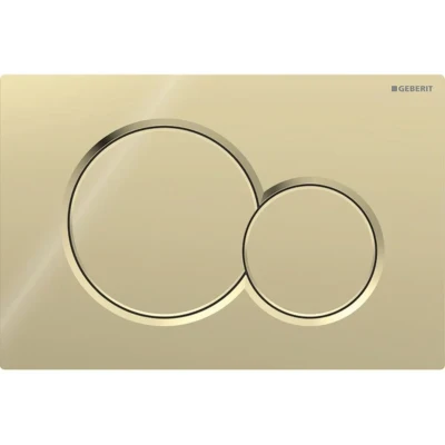 Imagen de Geberit Pulsador Sigma01, Para Doble Descarga: Latón Especial Galvanizado (115.770.DT.5)