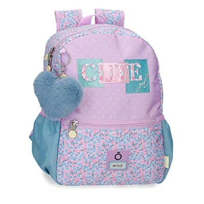 Imagen de Enso Cute girl Mochila Preescolar Morado 25x32x12 cms Poliéster 9,6L