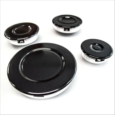 Imagen de JPshop Kit de 4 quemadores con platillos para placa cocina compatible Ariston Nardi