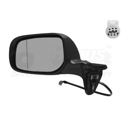 Imagen de espejo retrovisor Van Wezel 5405807 izquierda imprimado completo, asférico, para ajuste elect. espejo, calefactable TOYOTA: Auris Hatchback