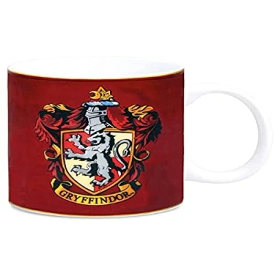 Imagen de Harry Potter Taza de porcelana, color rojo, 8 x 9,5 cm, 1 unidad (1 unidad)