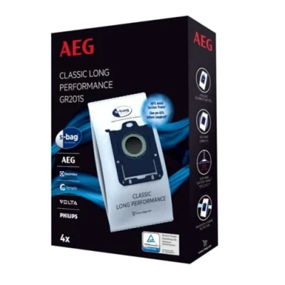 Imagen de Bolsa compatible con aspiradora AEG, Electrolux S Bag 4 unidades 9001684746 (original)