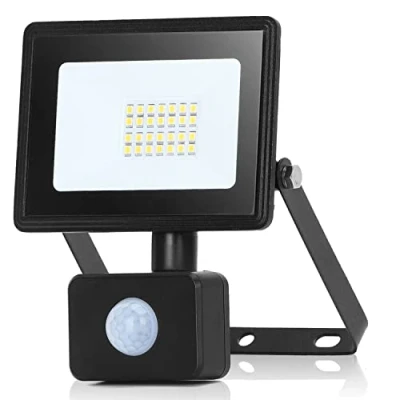 Imagen de Aigostar 20W Foco Led con Sensor Movimiento,2050LM Super Brillo Focos Exterior IP65 Impermeable,4000K Blanco Natural Proyector Exterior,Perfectas para Jardín, Garaje, Patio, etc.